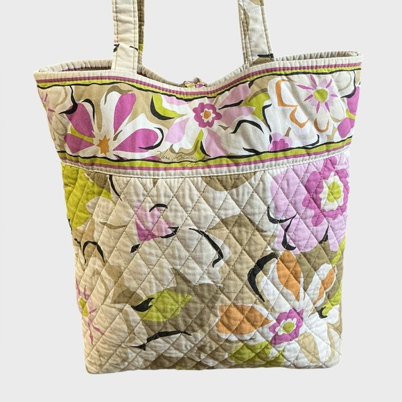 Vera Bradley Portobello Road Quilted Tote Retired Floral Pattern - Picture 6 of 13